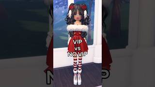 VIP Vs NO VIP in DTI roblox dresstoimpress dresstoimpressroblox dti dtiroblox [upl. by Aiksa]