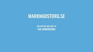 Marknadstorg Annonssida [upl. by Aeret931]