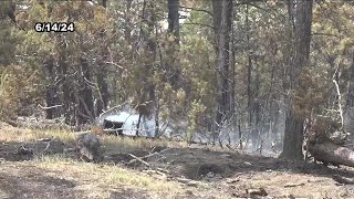 Creek Fire in northeastern Wyoming contained [upl. by Sitruc961]