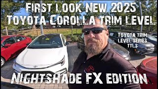 Toyota Corolla Nightshade FX first look [upl. by Lotsirhc816]