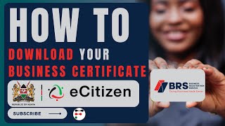 How to Download Your Business Registration Certificate on eCitizen [upl. by Kain]