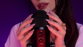 ASMR Relaxing Mic Scratching And Tapping With Mouth Sounds [upl. by Asyen]