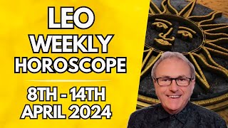 Leo Horoscope  Weekly Astrology  from 8th 14th April 2024 [upl. by Ennaitak975]