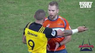 Great interaction between TJ Perenara amp referee Angus Gardner [upl. by Emalee]