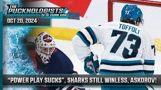 “Power Play Sucks” Sharks Still Winless Askarov  The Pucknologists 222 [upl. by Calvina]