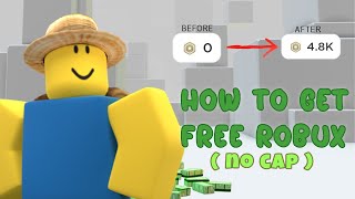 🧢 ❌ NO CAP HOW TO GET FREE ROBUX IN 2023 MUST WATCH [upl. by Oznerol]