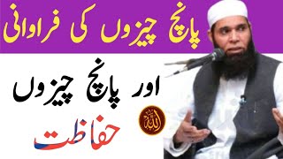 5 Cheezo ki Farawani or 5 Cheezo Se Hifazat  Sheikh Ul Wazaif [upl. by Jacinto]