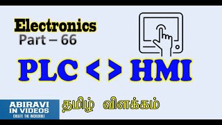 PLC HMI Communication explained in Tamil Electronics Part 66 [upl. by Noirrad925]