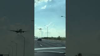 Air Canada plane close encounter on the highway 426 [upl. by Nevet]