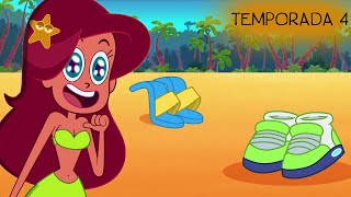 TEMPORADA 4 🔥 ZIG e SHARKO 🌴 Os sapatos novos 👟 Português Brasil  Cartoon for Kids [upl. by Eidua420]