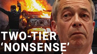 Nigel Farage’s twotier policing claims are ‘nonsense’  Matthew Syed [upl. by Tarr]