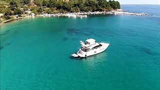 Golden Beach Chrissi Ammoudia Thassos island Greece HD [upl. by Kiri]