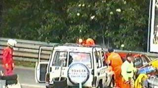 DTM 1995  Norisring  Fisichella crash [upl. by Yrrag760]