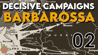 Decisive Campaigns Barbarossa  German Campaign  02  Turn 1 AGC  AGS [upl. by Gusti]