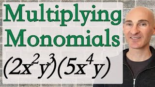 Multiplying Monomials [upl. by Butte]