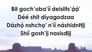 Amazing Grace Lyrics in the Apache Language [upl. by Machutte153]