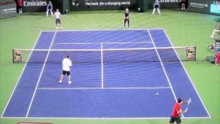 Hit for Haiti at Indian Wells 2010 [upl. by Razatlab]