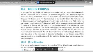 Redundancy  Block Coding  Redundancy amp Block Coding in Communication  Data Communications Lecture [upl. by Bondie]