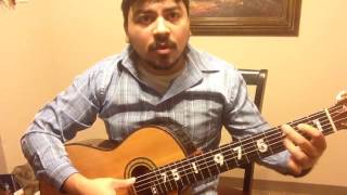 Como tocar Un Dia a la Vez en guitarra requinto acordes – Tigres del Norte [upl. by Akiehsat916]