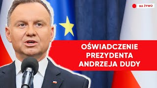 Wąsik i Kamiński w areszcie Oświadczenie prezydenta Dudy NA ŻYWO [upl. by Kassie]