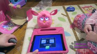 Unboxing Furby Connect PINK FURBY [upl. by Ailhat168]