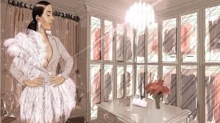 SpeedDrawing Amber Scholl in Dream Closet [upl. by Ailido42]