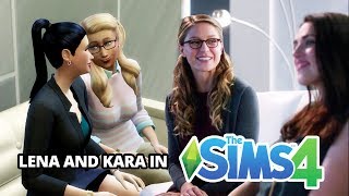 MAKING KARA AND LENA  The Sims 4 Supercorp Create a Sim [upl. by Ajiak]