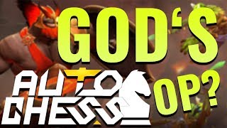 GODS STRATEGY OP  Dota 2 AUTO CHESS  Dadosch [upl. by Ohcirej]