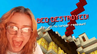 So My Sister Tried Bedwars spoiler it didnt go well [upl. by Igor]