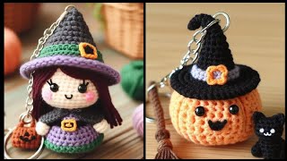 Mindblowing Different Colours Stylish Crochet Keychains Flowers Patterns Top Ideas DIY Beginners [upl. by Maltzman]