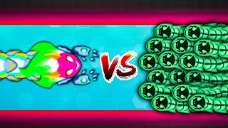 Snakeio🐍 BOSS CHROMA VS BOSS GHASTOR 🐍 EPIC SNAKEIO GAMEPLAY snakeio games [upl. by Murton]