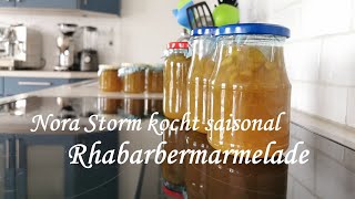 Saisonale Küche  Rhabarbermarmelade selbstgemacht  Zutaten su [upl. by Ressler677]