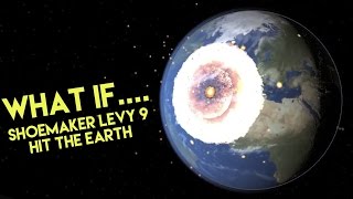 WHAT IF SHOEMAKER LEVY 9 HIT THE EARTH [upl. by Llennehc]