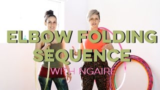 Elbow Folding Sequence with Ngaire  Hoop Dance Transition Tutorial [upl. by Cann]