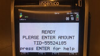 How to make restart ingenico card machine [upl. by Ailahtan]