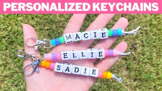 DIY Personalized Keychains [upl. by Enitsugua472]