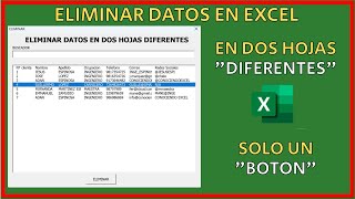 Como ELIMINAR Registros en Excel con Macros [upl. by Cirdla]