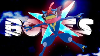 AshGreninja  BONES  EDITAMV  MrPokeZero [upl. by Anelrats]