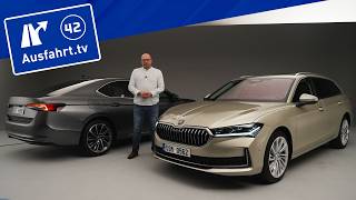 NEUER 2024 Skoda Superb Combi  100km elektrisch neues Infotainment  Ersteindruck Sitzprobe Test [upl. by Neelahtak644]