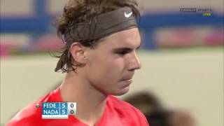 Nadal vs Federer  Abu Dhabi 31122010 Highlights [upl. by Hines]