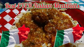 BEST Italian Meatball Recipe amp Low Carb Italian Meatballs  Its Raining Meatballs 🌧 🤣 🍝 [upl. by Busby]