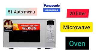 Panasonic 20L microwave oven silver  budget friendly  best microwave oven for 5 family members [upl. by Jarrid]