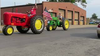 American Thresherman AssociationTractor Parade Pinckneyville IL 6142024 Video 2 [upl. by Nawk197]