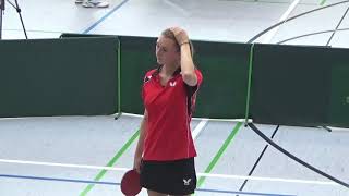 Bathelt vs Tempelmeier Tobias Riegel Scheinfeld 20181006 Table Tennis Bezirksm MFR Sued 1 Zoom 1 [upl. by Kaden641]