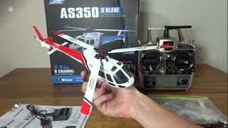 WL Toys V931 AS350 Review and Flight [upl. by Amora47]