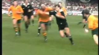 All Blacks vs Wallabies  1990 1st Test [upl. by Ahseryt176]