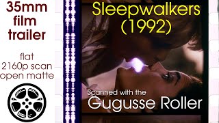 Sleepwalkers 1992 35mm film trailer flat open matte 2160p [upl. by Kampmeier]