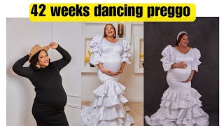 VIRAL 😳😳  42 Weeks Pregnant woman dancing 💃🏻 [upl. by Llien547]