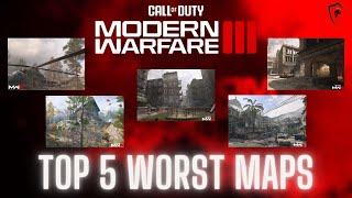 Call of Duty Modern Warfare III Top 5 Worst Maps Ranked 2023 [upl. by Aicineohp]