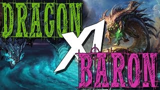 X1 LENDARIO  Baron Nashor vs Dragon [upl. by Oruhtra]